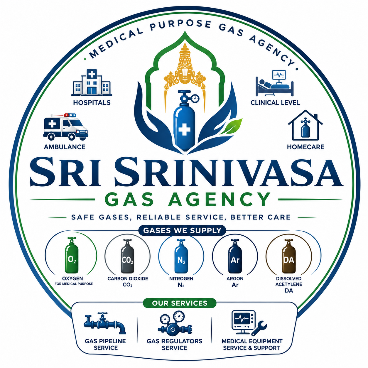 Sri Srinivasa Gas Agency — Medical Purpose Gas Agency